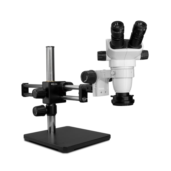 SSZ Stereo Zoom Microscope And Polarized LED Light On Dual Arm Stand